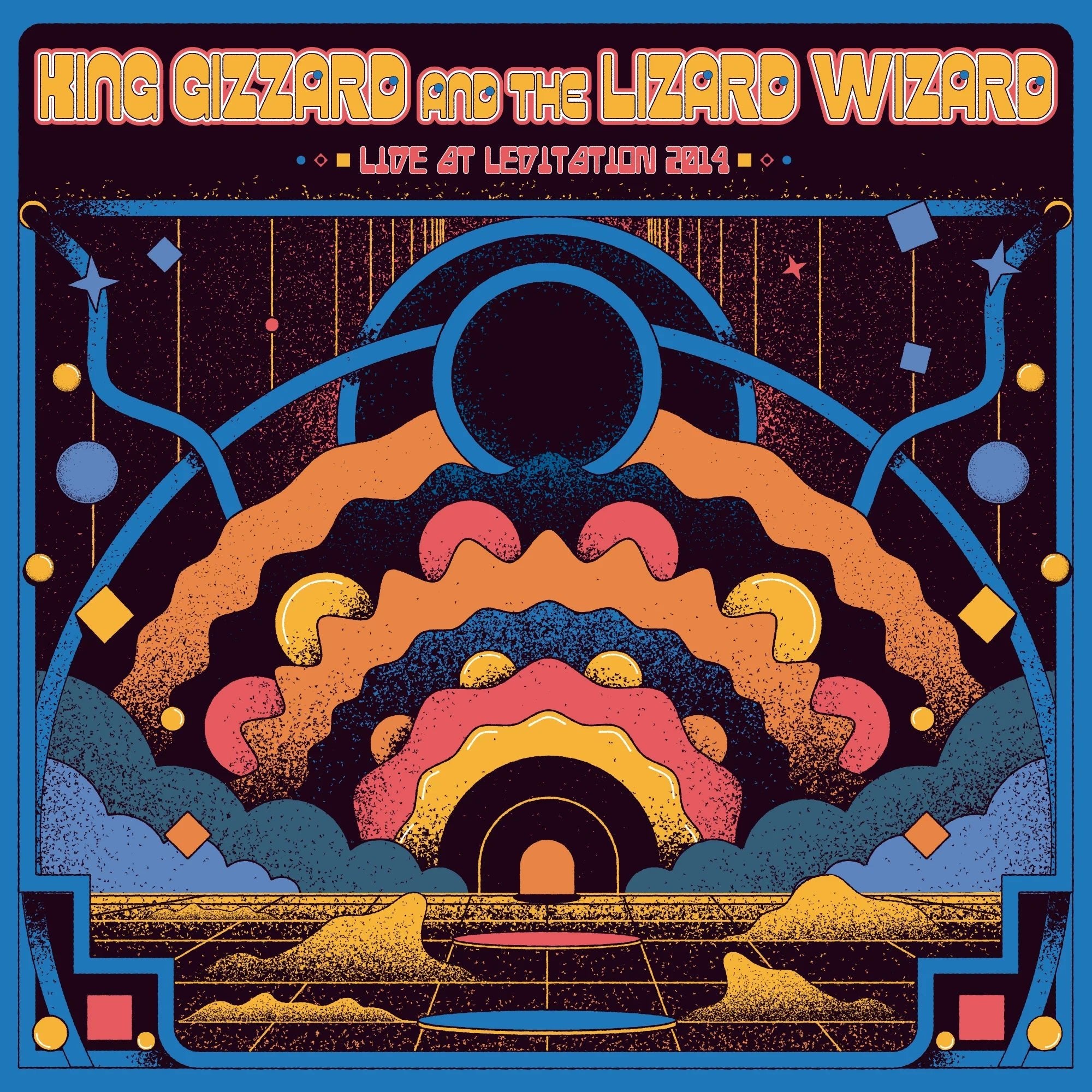 King Gizzard and The Lizard Wizard: Live at Levitation 2014: Blue Vinyl LP (Import)