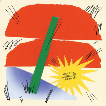 Macseal: Permanent Repeat: Green Glitter Vinyl LP