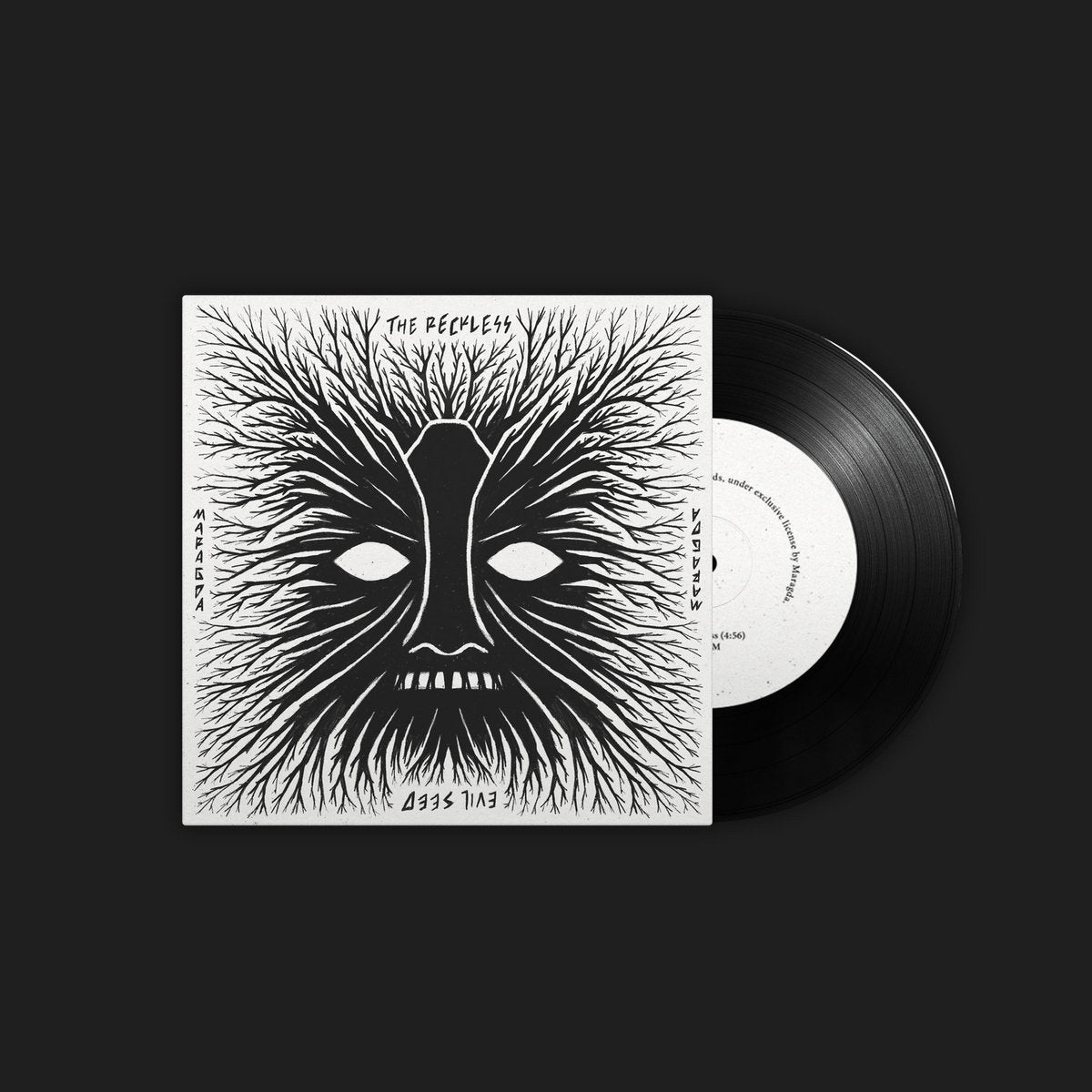 Maragda: The Reckless / Evil Seed: Black Vinyl 7" (Import)
