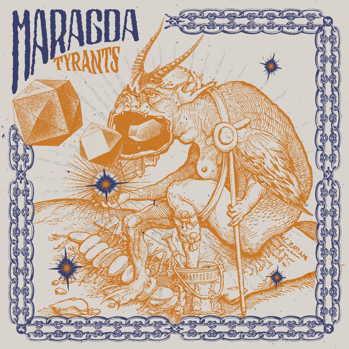 Maragda: Tyrants: White w/Orange Splatter Vinyl LP (Import)