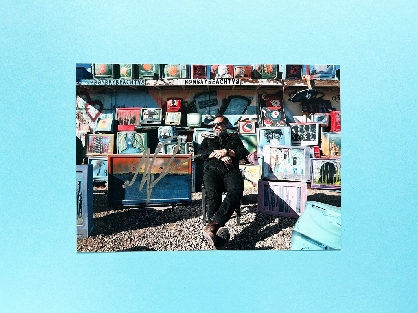 Matt Pryor: The Salton Sea: Hazy Blue Vinyl LP w/Signed Photo (Import)