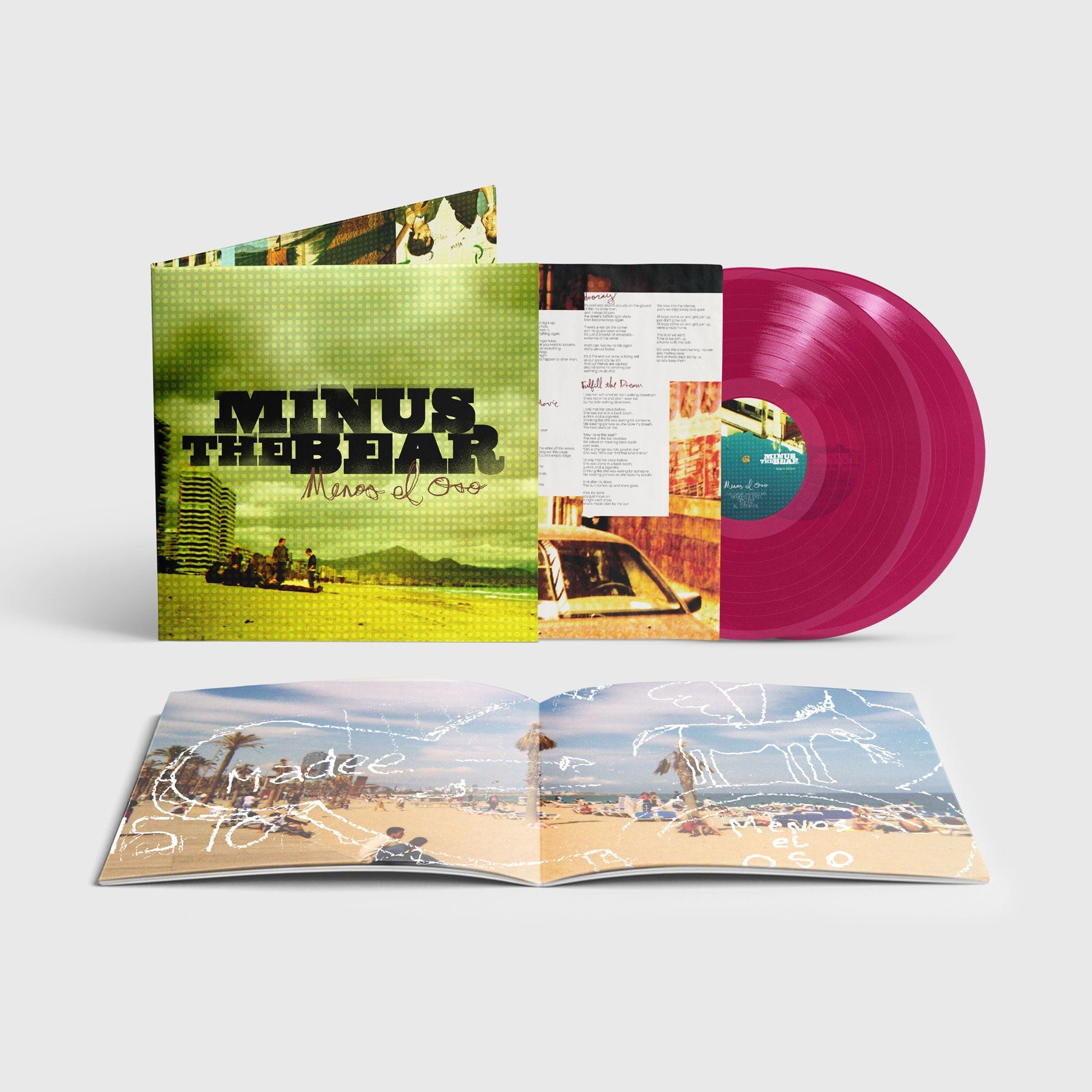 Minus The Bear: Menos El Oso: 20th Anniversary Deluxe Edition: 2LP Magenta Vinyl - Steadfast Records