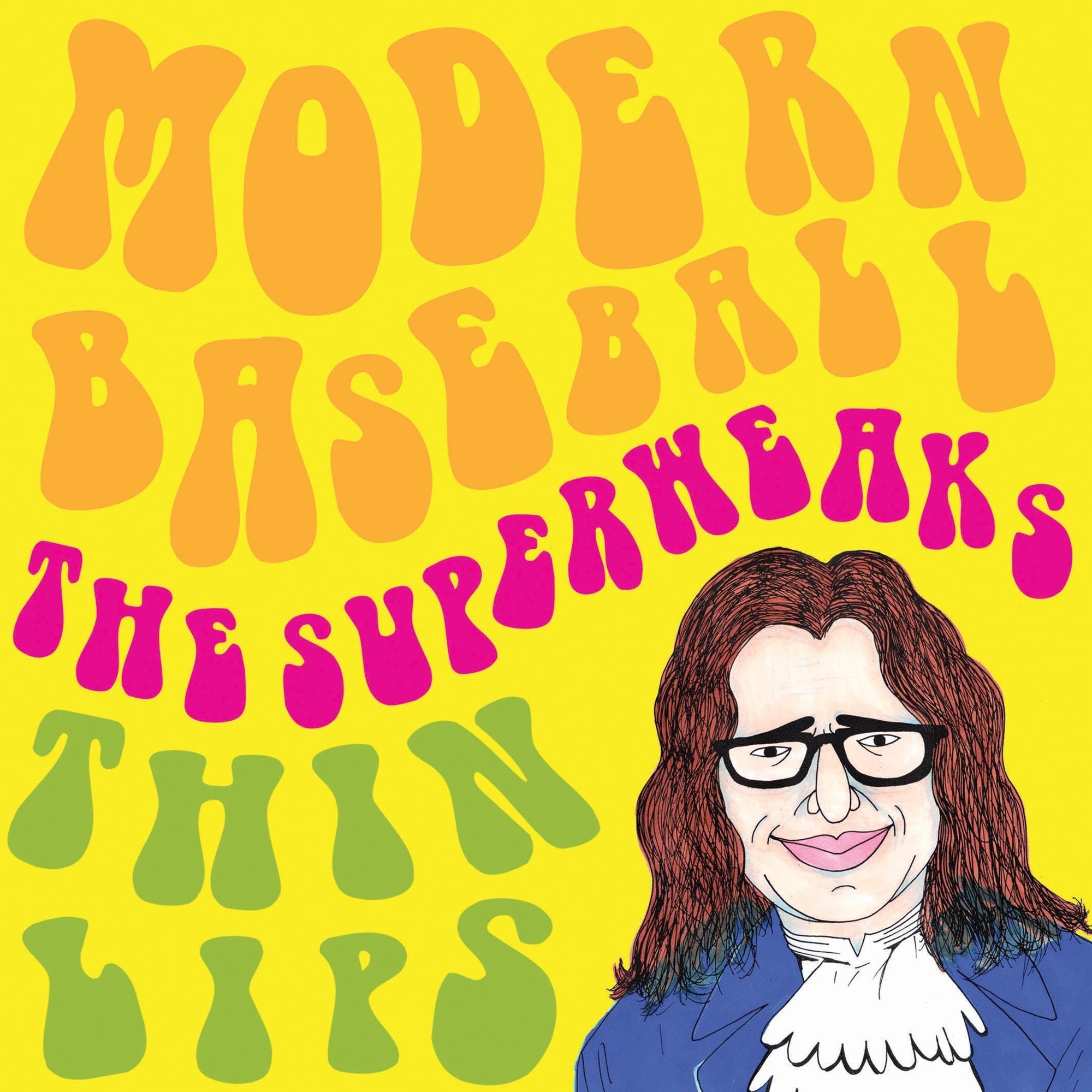 Modern Baseball/The Superweaks/Thin Lips: Split Yellow Vinyl 7" (Import)