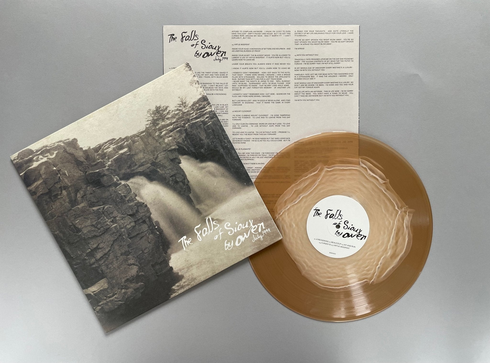 Owen: The Falls of Sioux: Caramel Coffee Swirl Vinyl LP (Import) - Steadfast Records