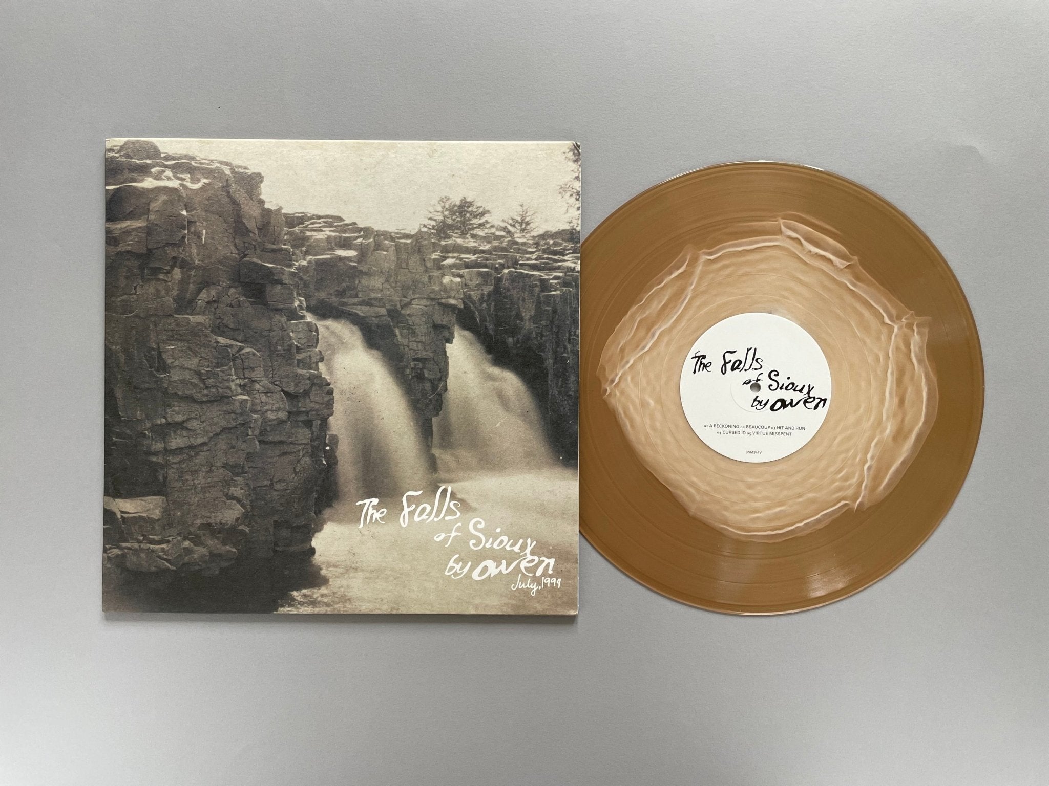 Owen: The Falls of Sioux: Caramel Coffee Swirl Vinyl LP (Import) - Steadfast Records