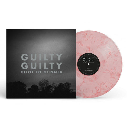 Pilot To Gunner: Guilty Guilty: 2023 Re-Issue: Red or Silver Vinyl LP (Import) Red Marble