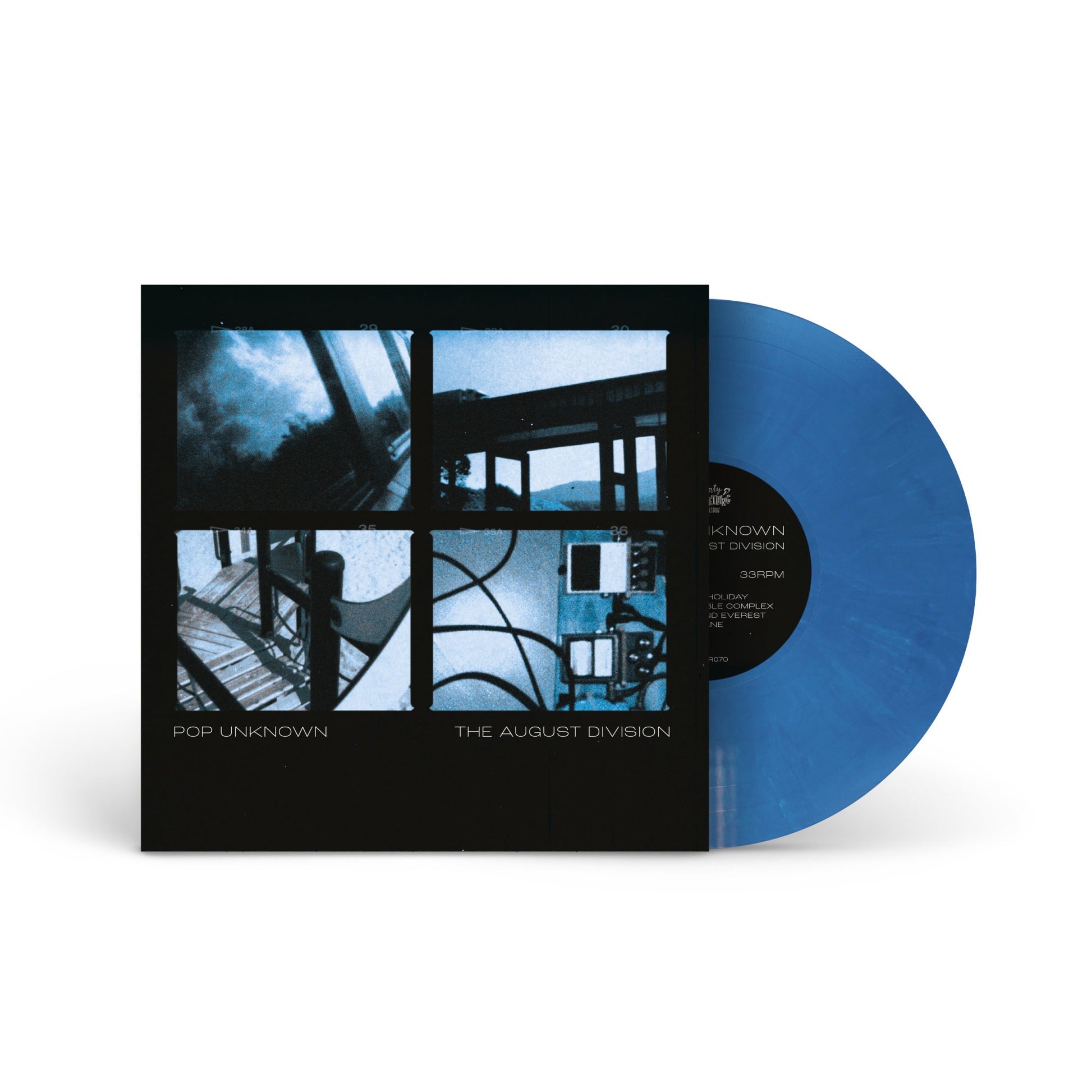 Pop Unknown: The August Division: Vinyl LP (Import) Blue White Marble (LTD 100)