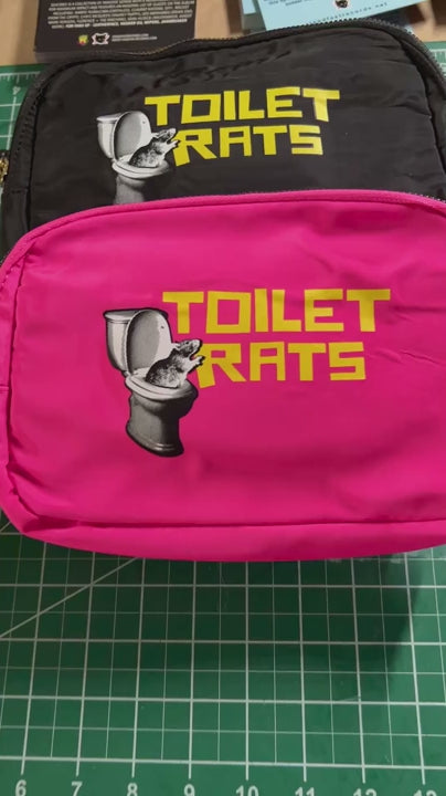 Toilet Rats Fanny Pack Cross Body Sling Bag