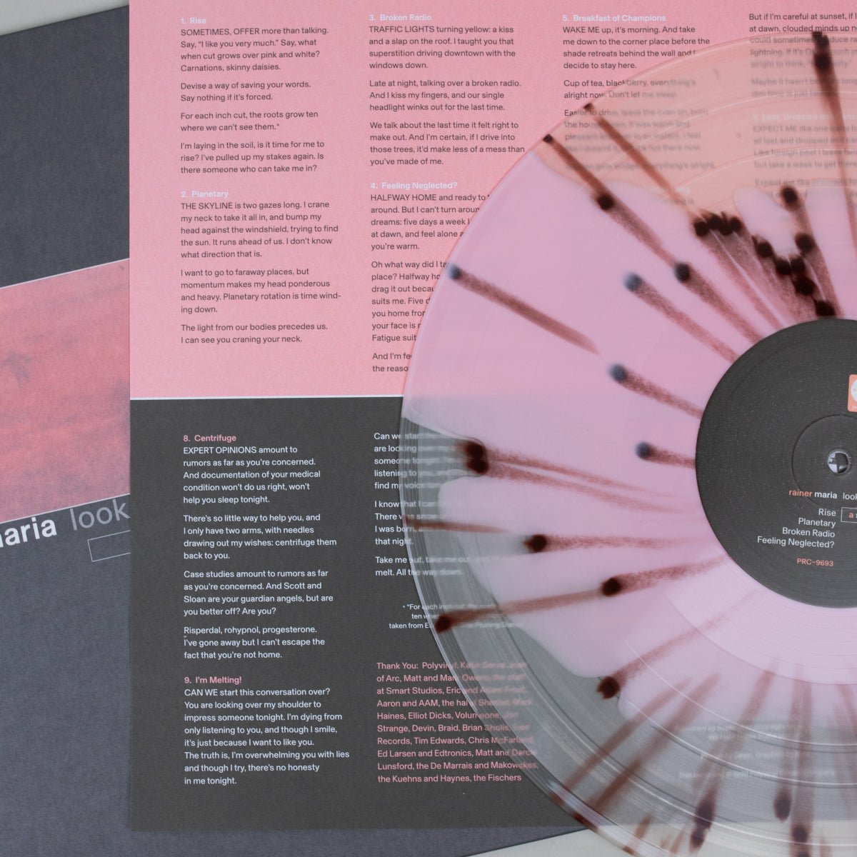 Rainer Maria: Look Now Look Again: Vinyl LP