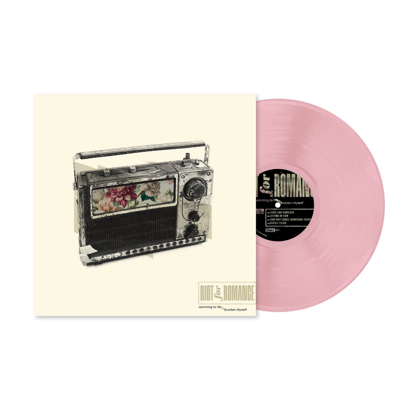 Riot For Romance: Learning to Unburden Myself: Pink Vinyl LP