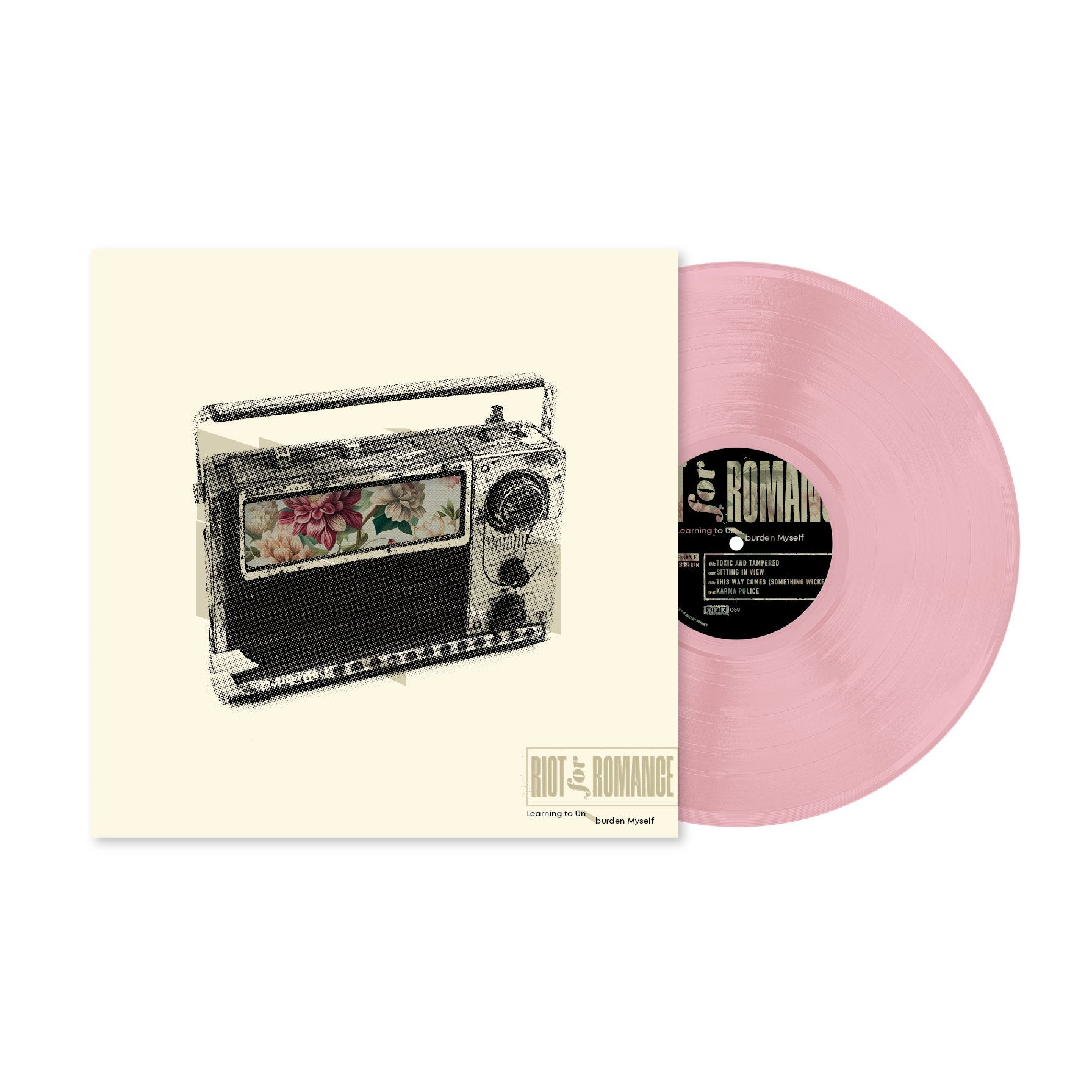 Riot For Romance: Learning to Unburden Myself: Pink Vinyl LP