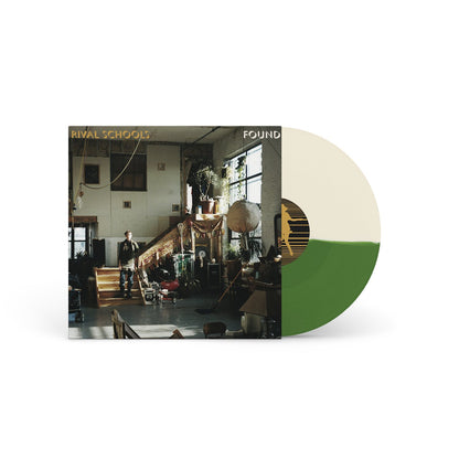 Rival Schools: Found: Olive Green & Cream Vinyl