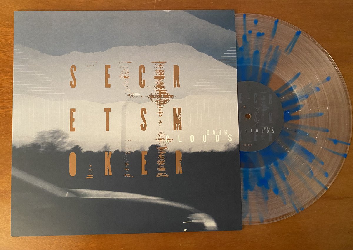 Secret Smoker: Dark Clouds: Limited Edition Vinyl LP Clear w Bue Splatter