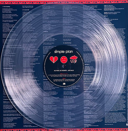 Simple Plan: No Pads, No Helmets... Just Balls: Crystal Clear Vinyl LP