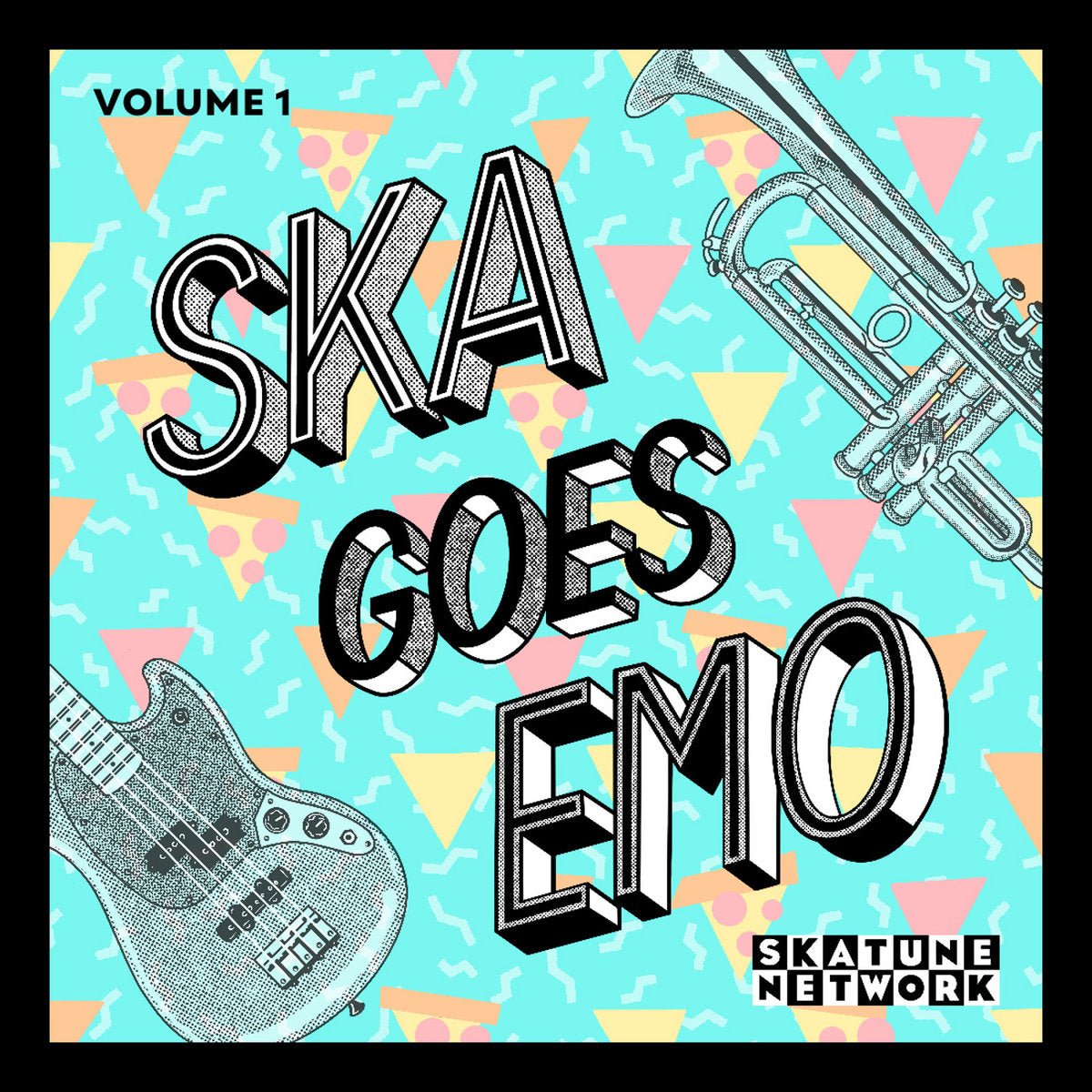 Skatune Network: Ska Goes Emo. Vol 1: Clear Green Vinyl LP - Steadfast Records