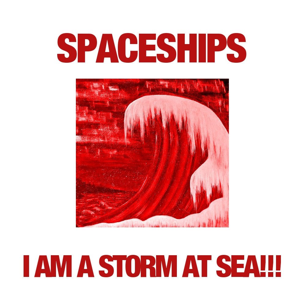 Spaceships: I Am A Storm At Sea: Red Shell Cassette - Steadfast Records