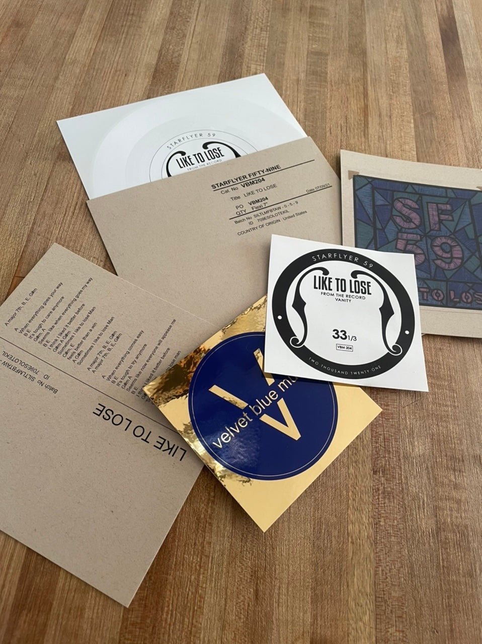 Starflyer 59: Like to Lose: White Vinyl Flexi 7"