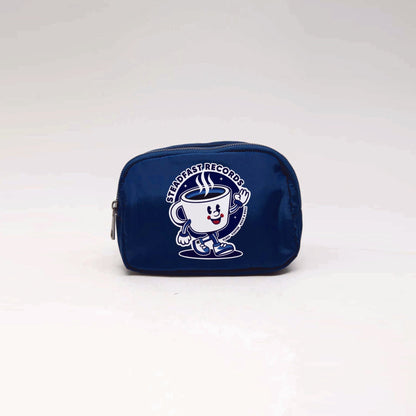 Steadfast Records Fanny Pack Cross Body Sling Bag Navy Espresso Bud