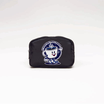 Steadfast Records Fanny Pack Cross Body Sling Bag Black Espresso Bud