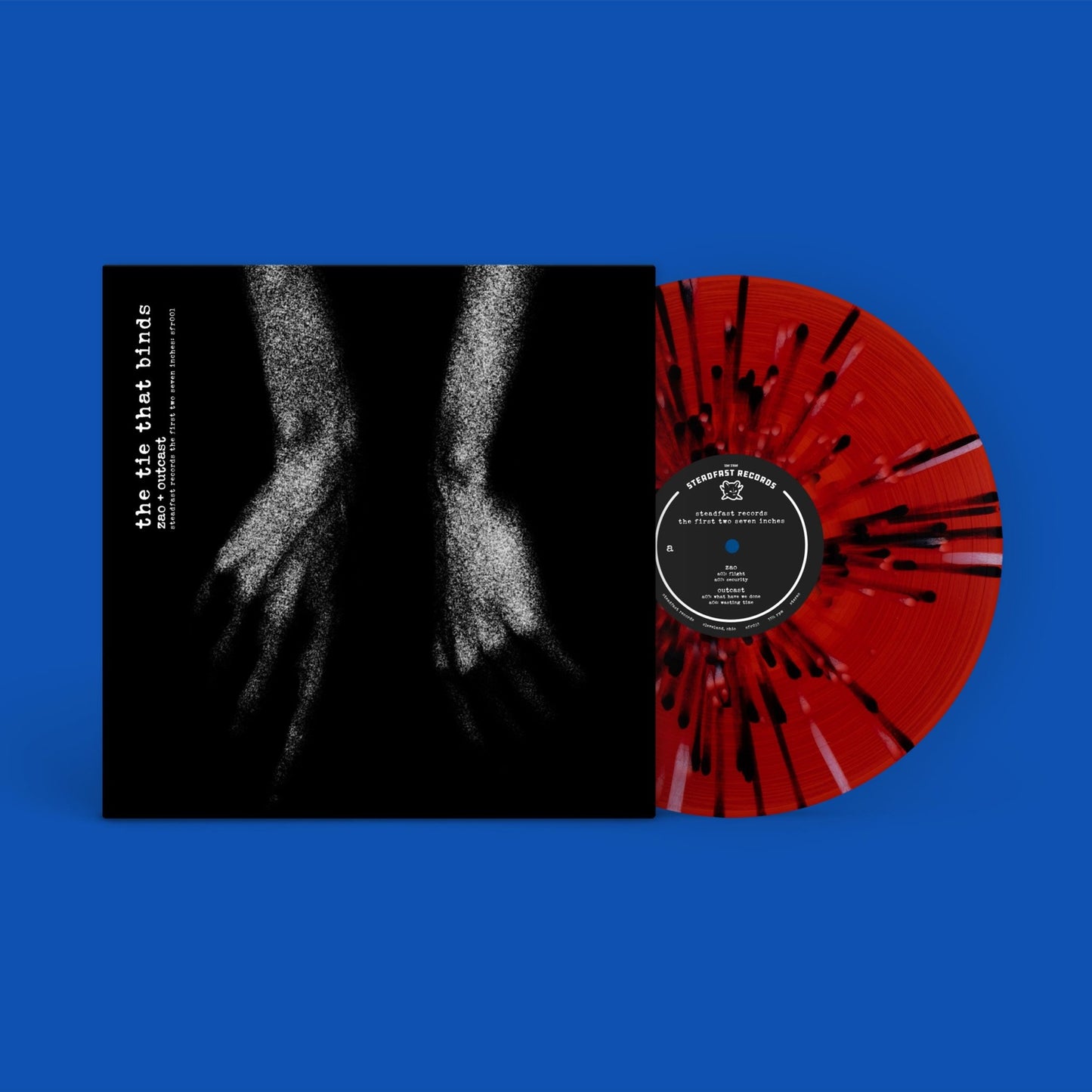 Steadfast Records: The First Two Seven Inches: Vinyl LP: Second Pressing Red Splatter (x 200)