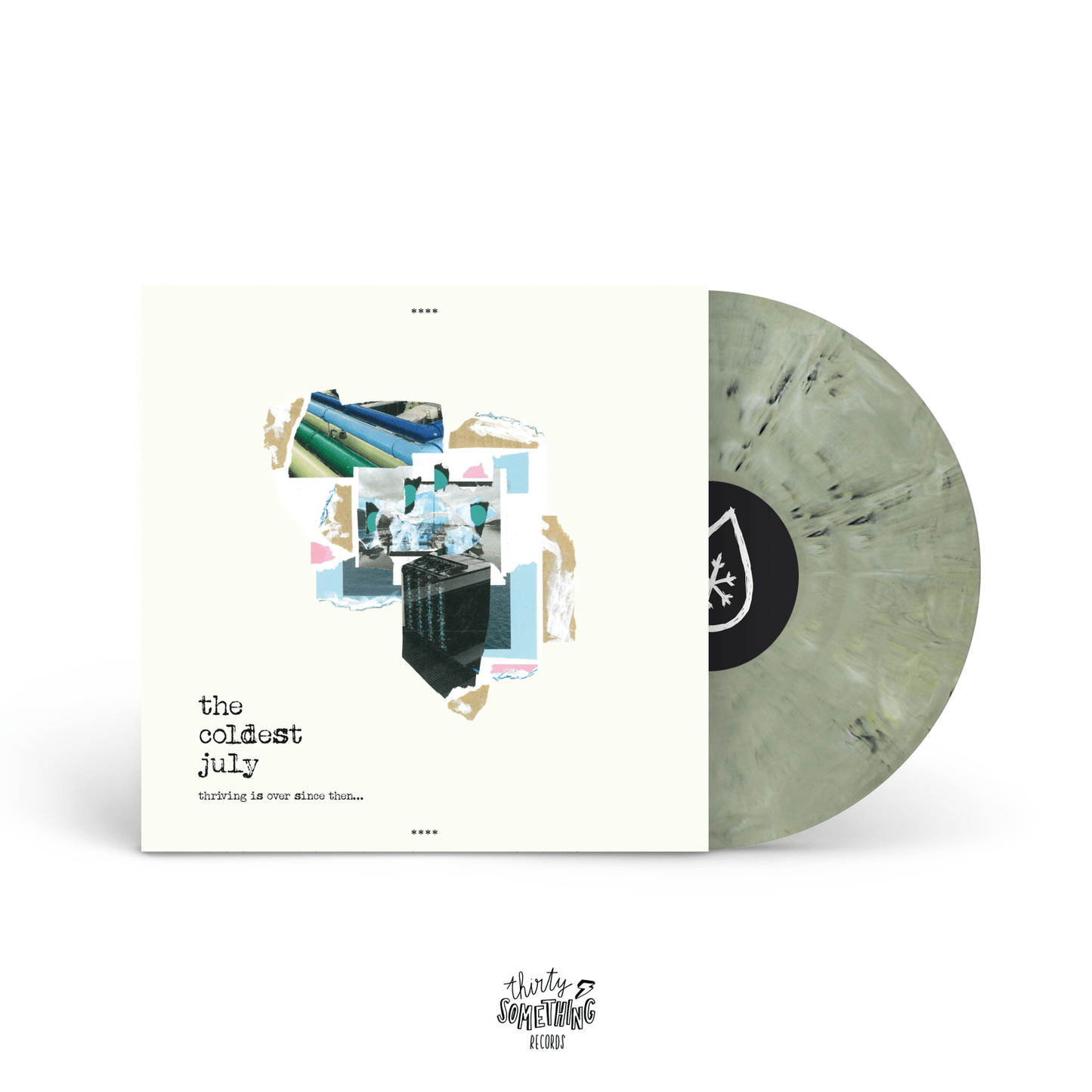 The Coldest July: Thriving Is Over Since Then: 180g Vinyl LP (Import) Multicolor Marble