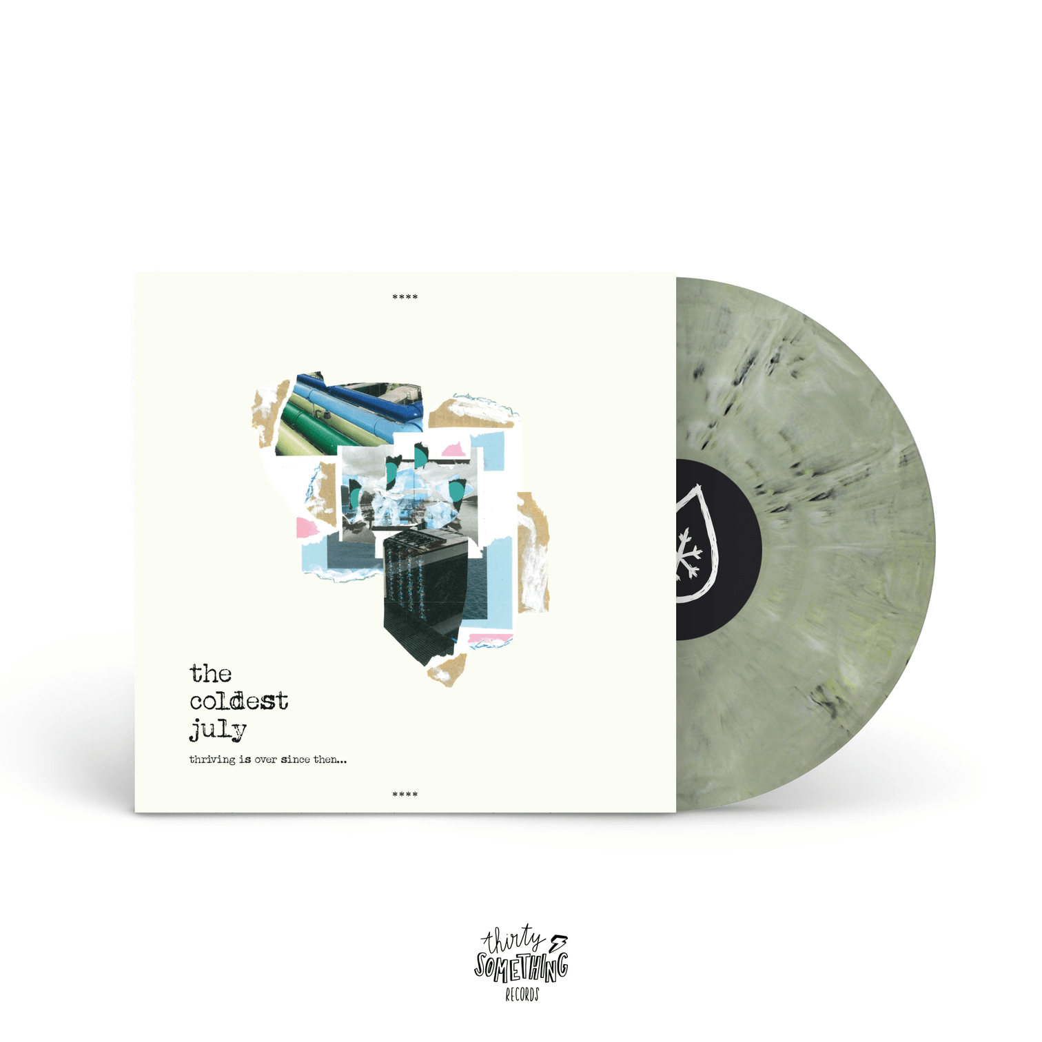 The Coldest July: Thriving Is Over Since Then: 180g Vinyl LP (Import) Multicolor Marble