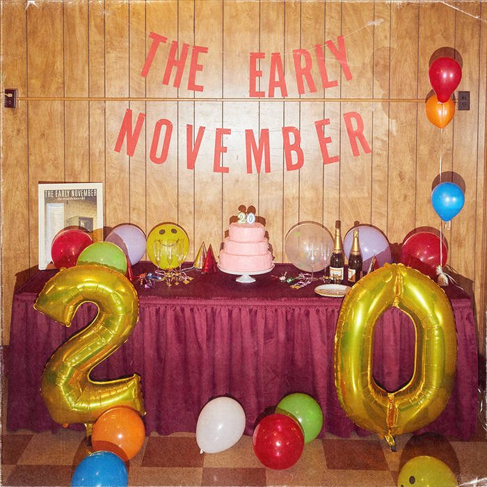 The Early November: Twenty: Baby Pink & White Pinwheel Vinyl LP