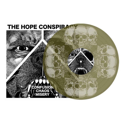 The Hope Conspiracy: Confusion / Chaos / Misery: Swamp Green Vinyl EP