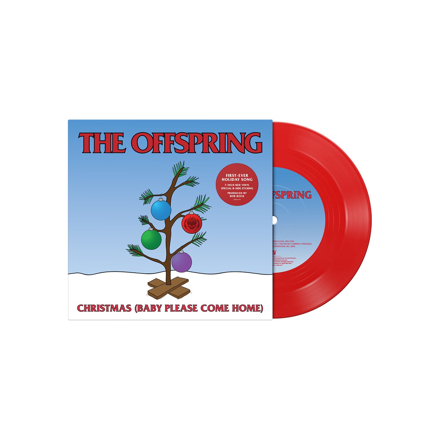 The Offspring: Christmas (Baby Please Come Home): Red Vinyl 7"