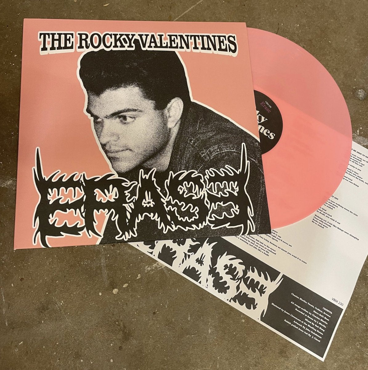 The Rocky Valentines: Erase: Pink Vinyl LP - Steadfast Records