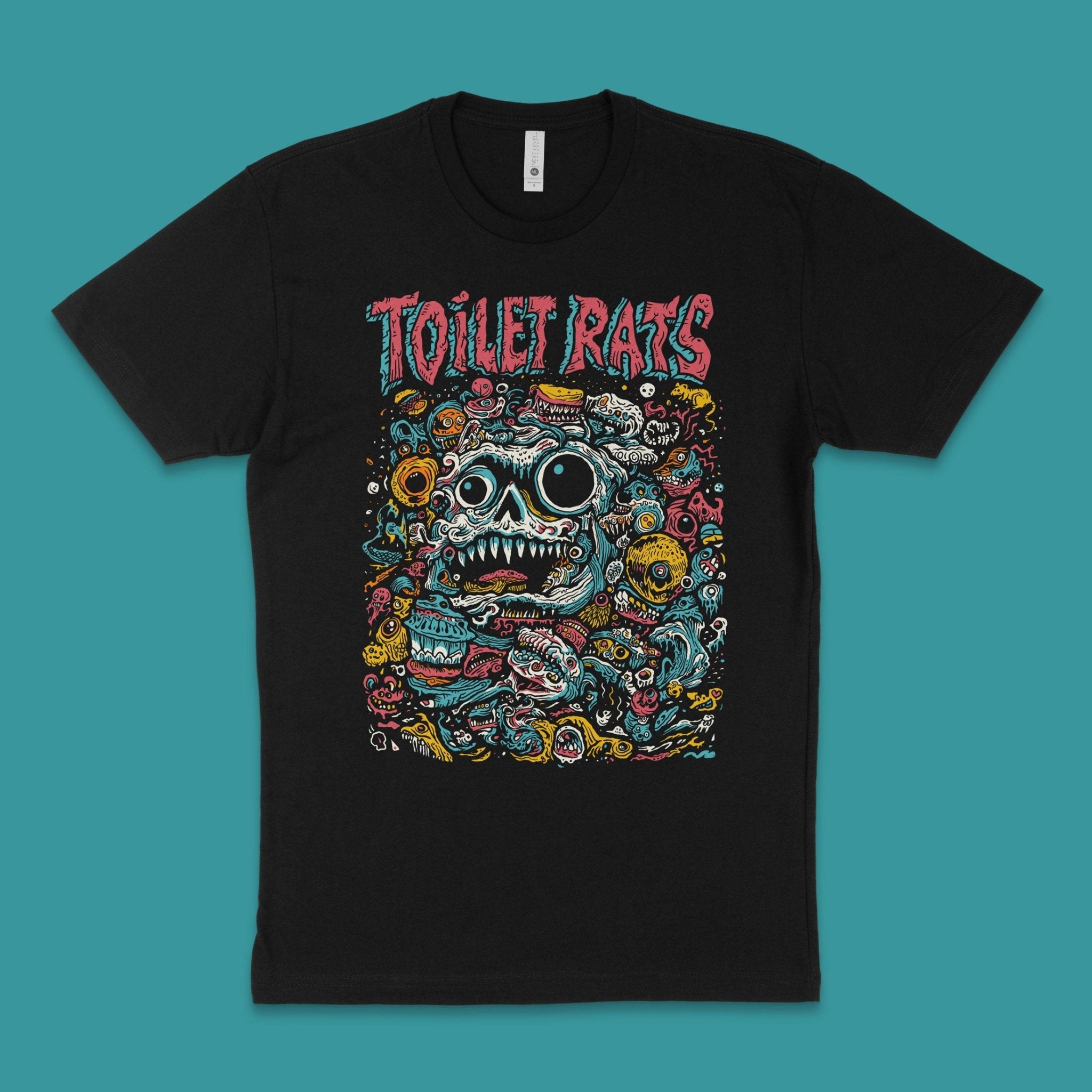 Toilet Rats: Monsters: Unisex Short Sleeve Fund Raising T-Shirt - Steadfast Records