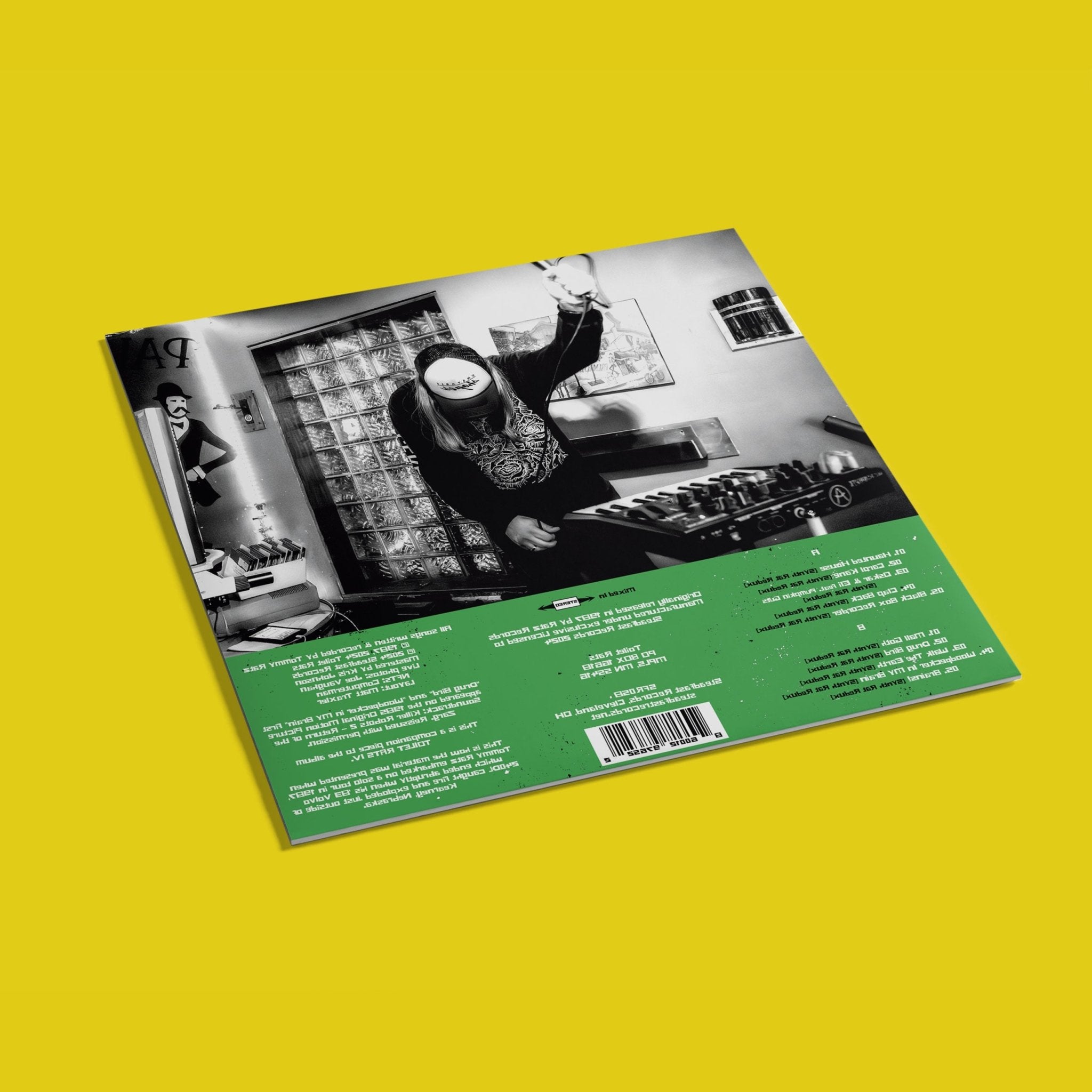 Toilet Rats: Synth Redux Vol. 1: Ecto - Green Vinyl LP - Steadfast Records