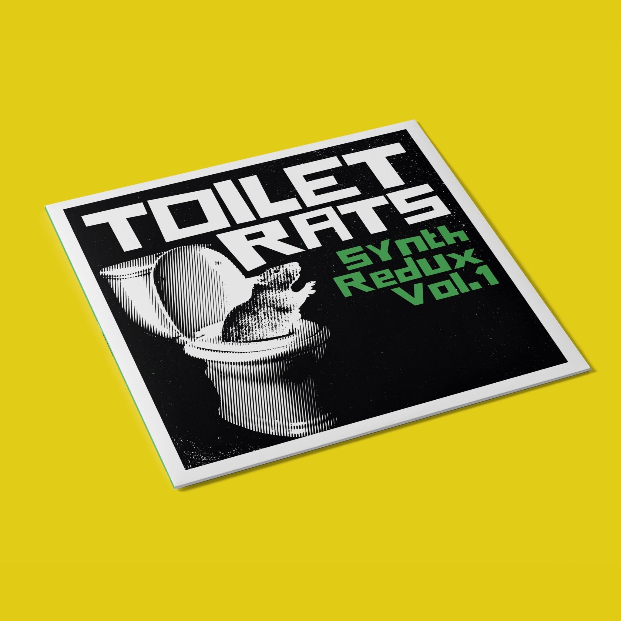 Toilet Rats: Synth Redux Vol. 1: Ecto - Green Vinyl LP - Steadfast Records
