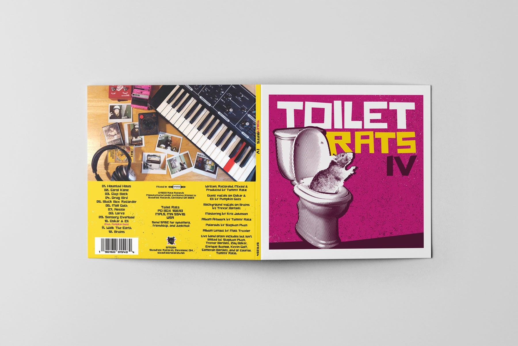 Toilet Rats: Toilet Rats IV Deluxe Edition: CD in Eco-Wallet