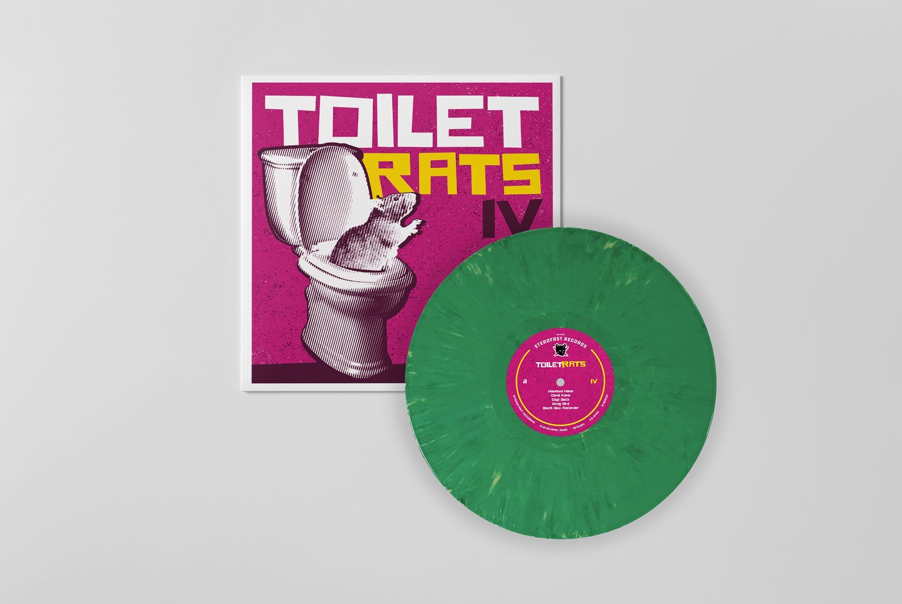 Toilet Rats: Toilet Rats IV Deluxe Edition: Slime Green Eco-Mix Vinyl LP