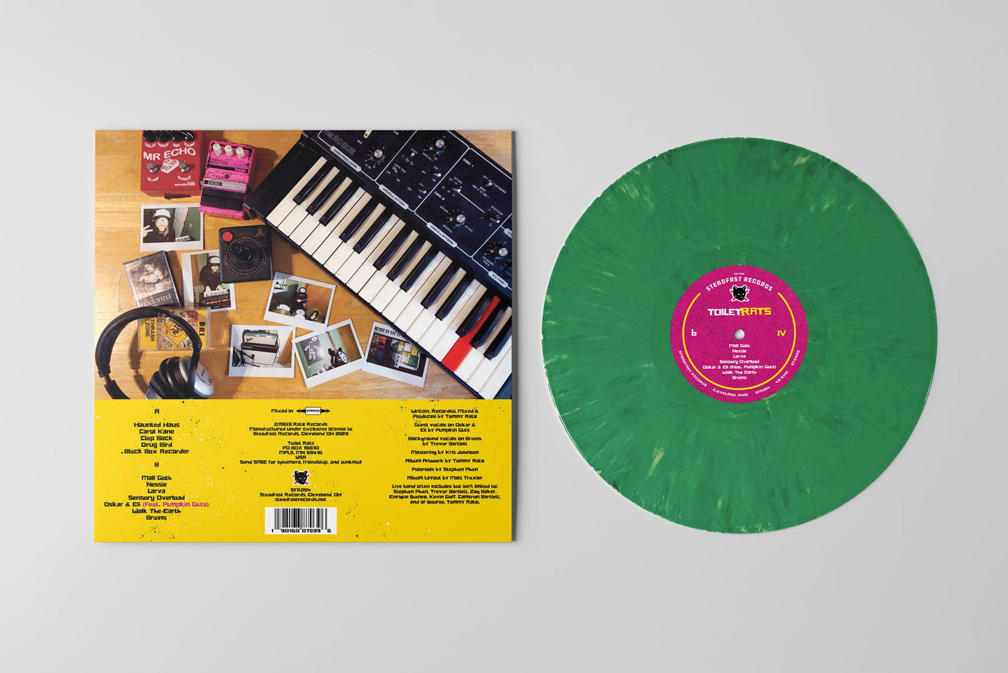 Toilet Rats: Toilet Rats IV Deluxe Edition: Slime Green Eco-Mix Vinyl LP