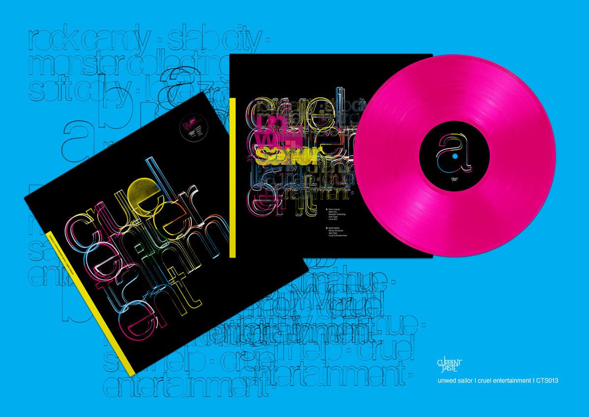 Unwed Sailor: Cruel Entertainment: Neon Pink Vinyl LP