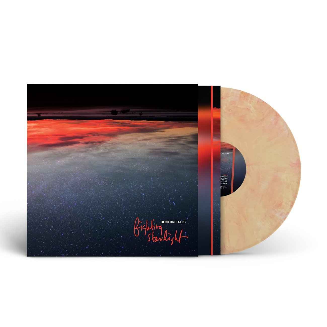Benton Falls: Fighting Starlight: Vinyl LP (Import) Yellow w orange & red & white marble