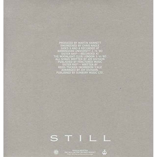 Joy Division: Still: 2LP 180g Black Vinyl