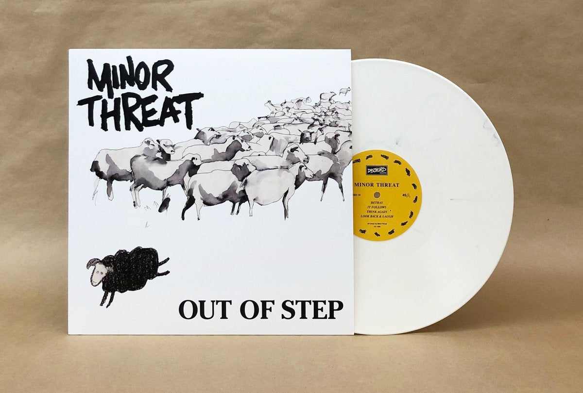 Minor Threat: Out of Step: White Vinyl - Steadfast Records