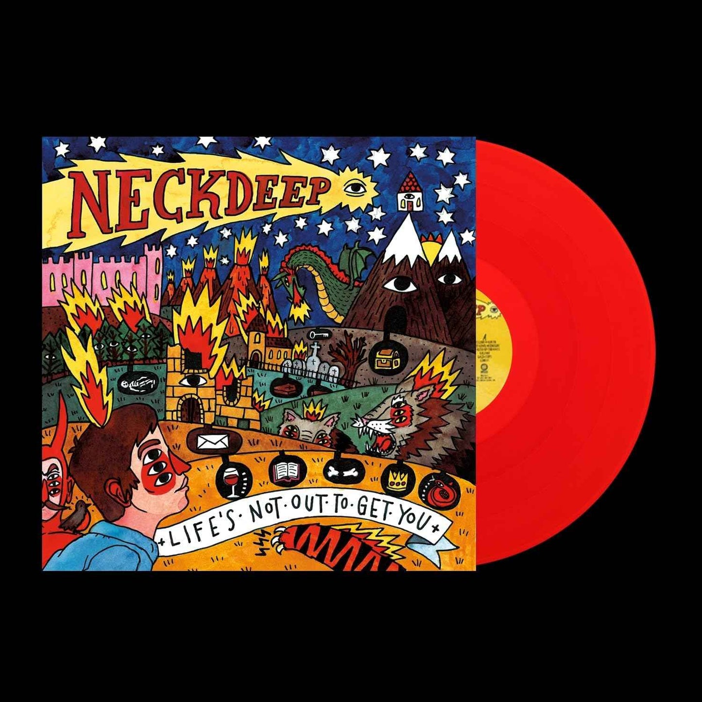 Neck Deep: Life's Not Out To Get You: Blood Red Vinyl LP
