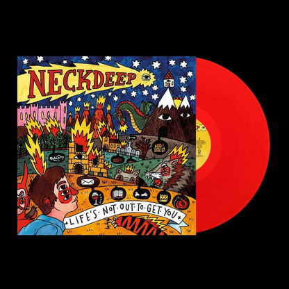 Neck Deep: Life's Not Out To Get You: Blood Red Vinyl LP