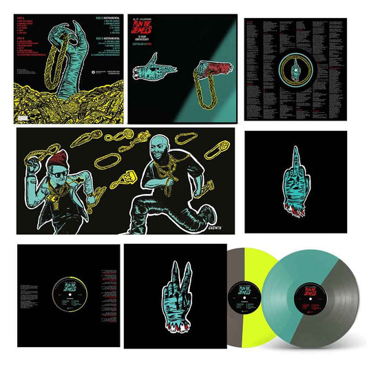 Run The Jewels: Run The Jewels - 10th Anniversary Deluxe Edition Split-Colored Vinyl 2XLP