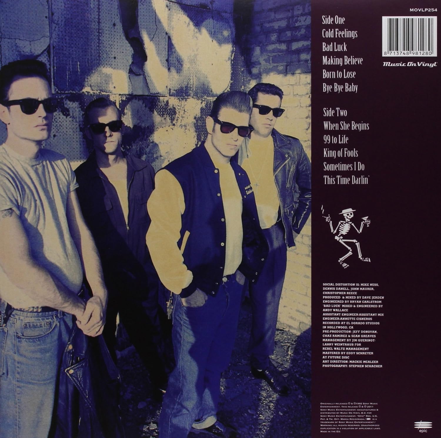 Social Distortion: Somewhere Between Heaven and Hell: 180g Black Vinyl Reissue (Import) - Steadfast Records